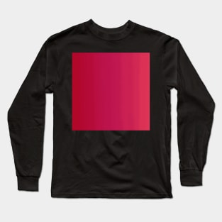 Red Ombre Gradient Long Sleeve T-Shirt